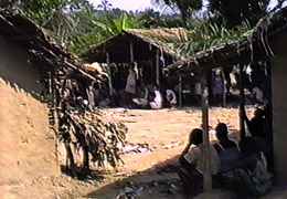 Vista general del velatorio (kilio)